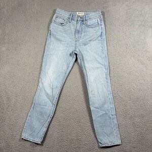 Madewell The Perfect Vintage Jean Light Wash Distressed Denim Women's Size 25